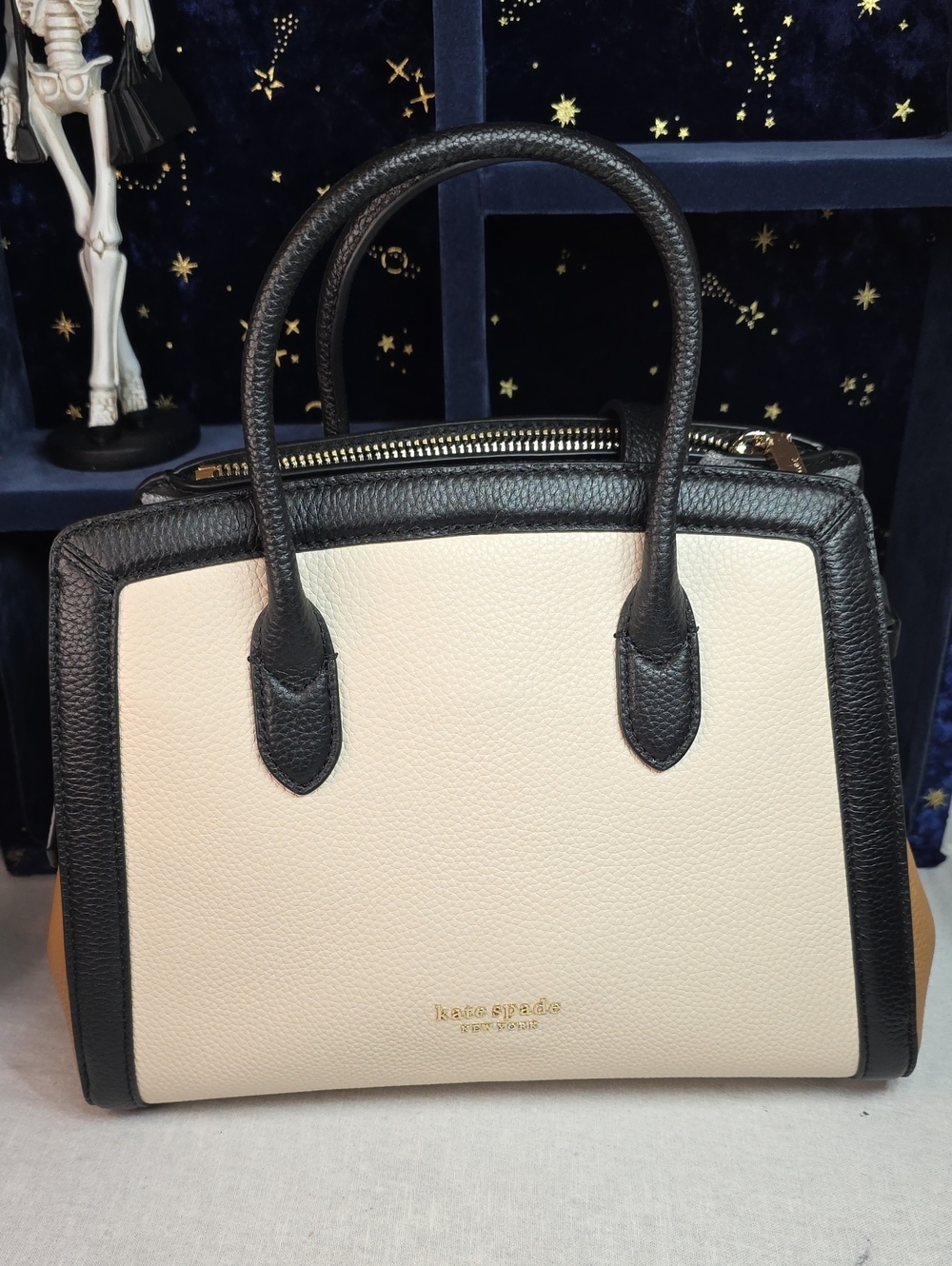 kate spade Medium Knott Colorblock Leather Satchel